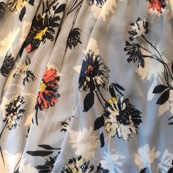 Baby Blue Floral Dress - Picture 2 of 5